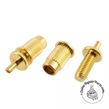 Адаптер для переоборудования метрических шпилек M8 в мост Nashville Tuneomatic США - золото Allparts BP-0392-002 ADAPTER STUDS FOR TUNEMATIC BRIDGE ANCHORS