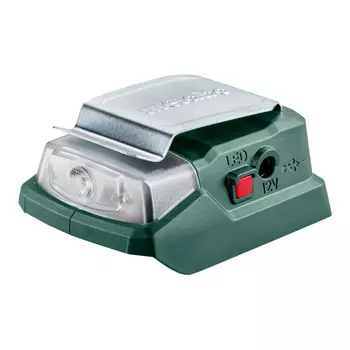 адаптер питания Metabo PowerMaxx PA 12 LED-USB 12 В + 5 В USB + светодиодная подсветка; картон