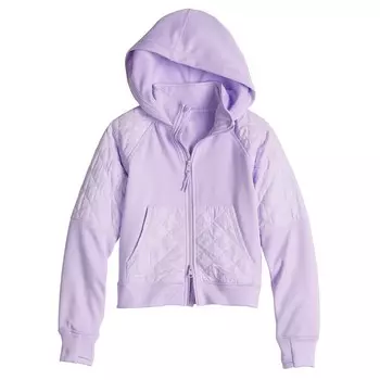 Адаптивная куртка Tek Gear для девочек 7–20 лет, смешанная техника, цвет Lilac