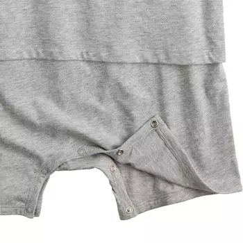 Адаптивное боди с длинными рукавами на каждый день Sonoma Goods For Life для мальчиков 8–20 лет, цвет Grey Wolf Heather