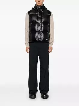 Add дутый жилет, черный