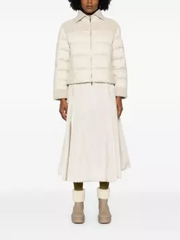 Add флисовый пуховик, нейтральный цвет