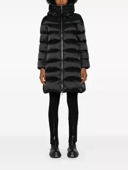 Add пуховик с капюшоном, черный