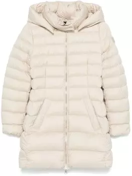 Add пуховик с капюшоном, нейтральный цвет