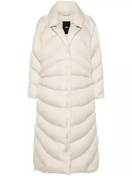 Add стеганый пуховик, нейтральный цвет