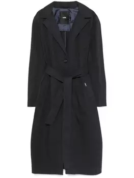 Add тренч с поясом, синий