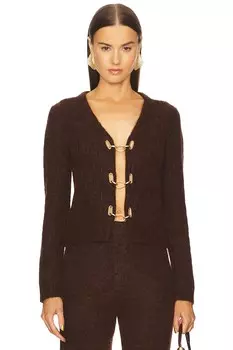 Адель вязаный кардиган Cult Gaia, цвет java