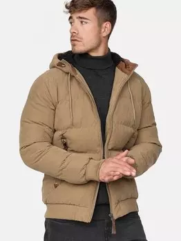 Аделина зимняя куртка Indicode, коричневый