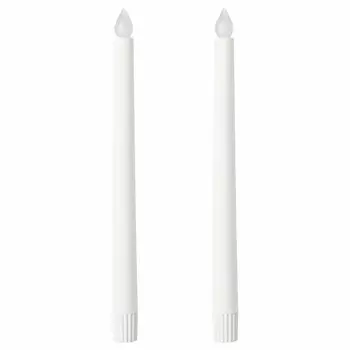 DELLVTRD ЭДЕЛЛЁВТРЭД Светодиодная свеча, белый/для помещений, 28 см IKEA