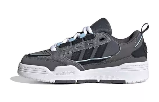 Adi2000 Kids" Скейтбординг Обувь Начальная Школа Adidas Originals, цвет Black Gray