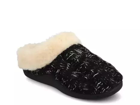 Adiah Clog Slipper Journee, Black