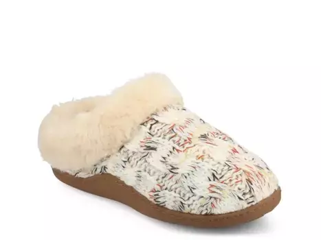 Adiah Clog Slipper Journee, Taupe