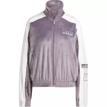 Adibreak Velour Track Top Adidas Originals, Trace Gray