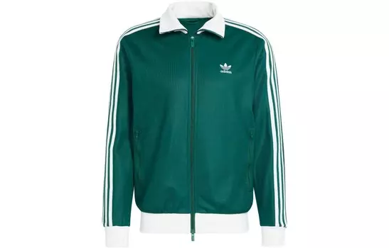 Adicolor Classics Beckenbauer Track Jacket Green Adidas Originals, зеленый