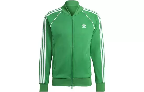 Adicolor Classics SST Track Jacket Green Adidas Originals, зеленый