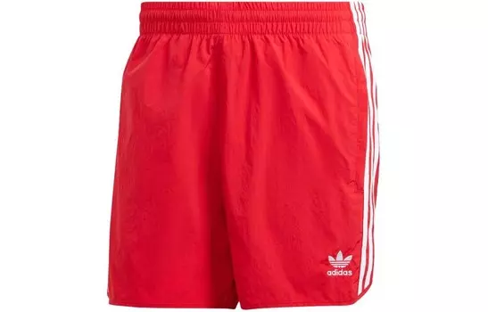 Adicolor повседневные шорты мужские красные Adidas Originals, красный