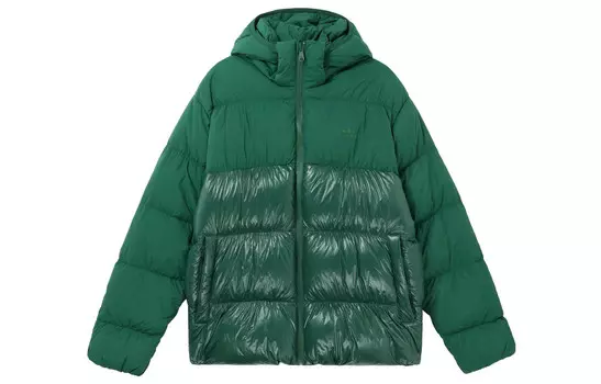 Adicolor Пуховик мужской зеленый Adidas Originals, зеленый