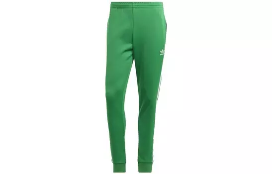 ADICOLOR Трикотажные спортивные штаны мужские зеленые Adidas Originals, зеленый