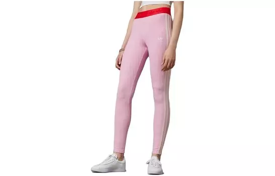 ADICOLOR Трикотажные спортивные штаны женские розовые Adidas Originals, розовый