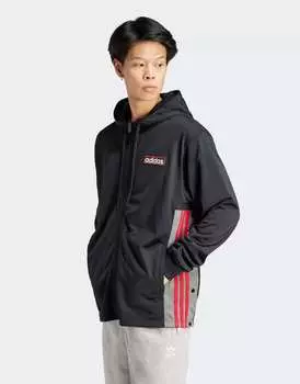 adidas Adicolor Черная толстовка с молнией во всю длину Adibreak adidas Originals