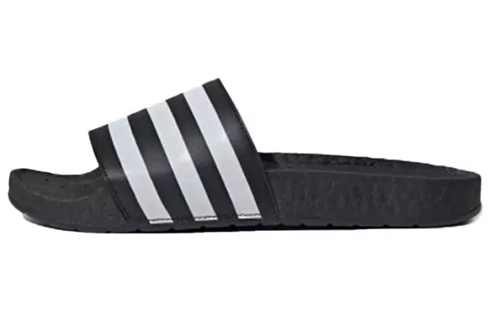 Шлепанцы и сланцы Adidas Adilette Boost Slides 'Core Black White'
