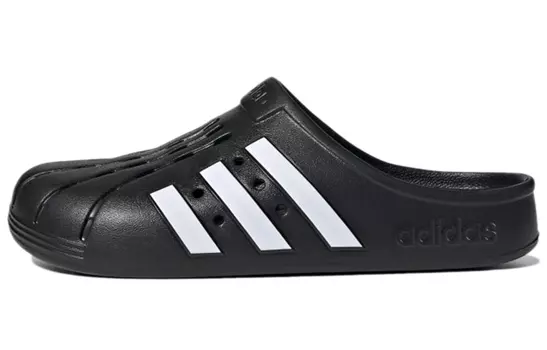 Шлепанцы и сланцы Adidas Adilette Clogs Core Black Cloud White