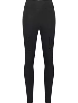 adidas by Stella McCartney спортивные легинсы с логотипом, черный
