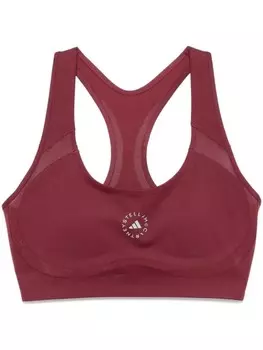 Adidas by Stella McCartney спортивный бюстгальтер True Purpose, красный