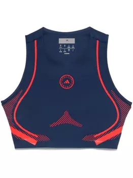 Adidas by Stella McCartney спортивный топ TruePace Running, синий