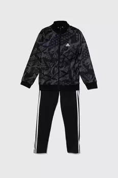 adidas Детский спортивный костюм, черный