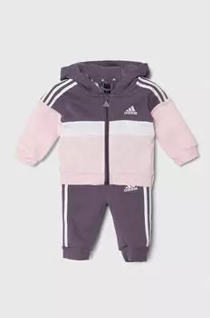 adidas Детский спортивный костюм, фиолетовый