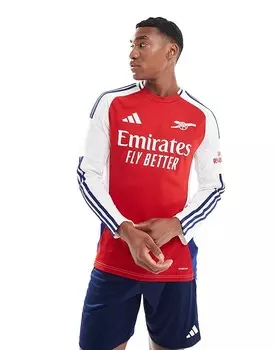 adidas Football –Arsenal 24/25 Home – красная футбольная футболка с длинными рукавами