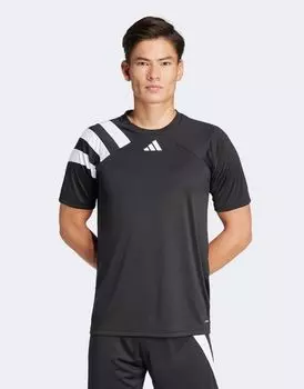 Adidas Football — Fortore 23 — Черная футболка из джерси adidas