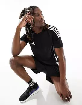 Adidas Football — Tiro 24 — черная футболка adidas