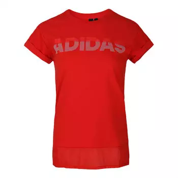 Adidas Футболка женская красные