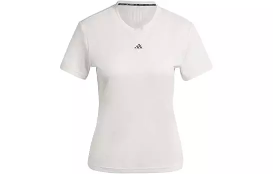 Adidas Футболка женская розово-белая