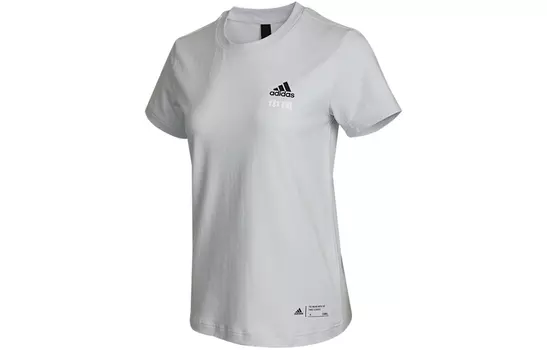 Adidas Футболка женская сине-серая