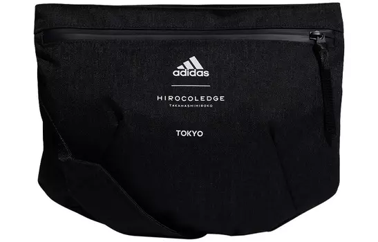 Adidas HIROKO Hiroko Collaboration Полиэстеровая сумка через плечо Сумка через плечо Обычная унисекс черная