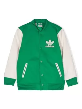 adidas Kids бомбер Adicolor VRCT, зеленый