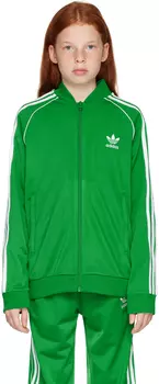 adidas Kids Kids Зеленая спортивная куртка Adicolor SST Big Kids