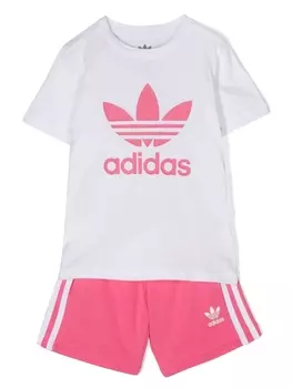 adidas Kids шорты Adicolor, розовый