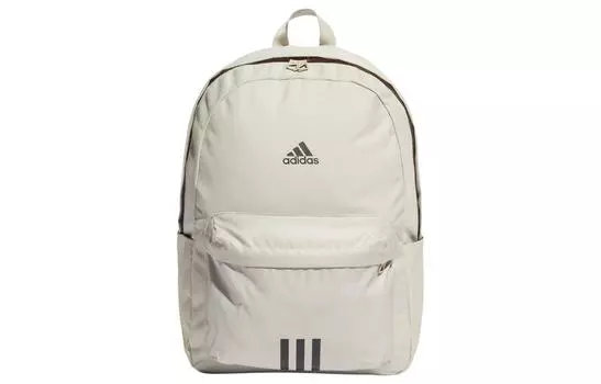 Adidas Классический рюкзак с тремя полосками, цвет серый/черный