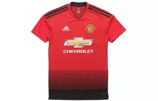 Adidas Мужская футбольная майка, Красный/Черный