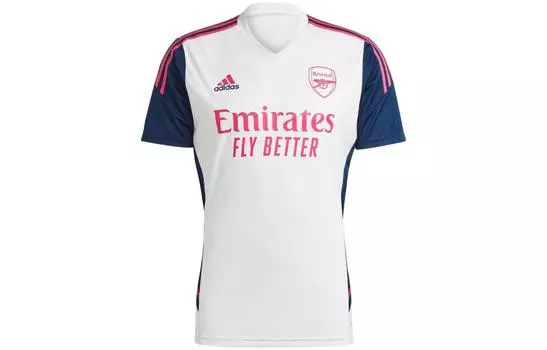 Adidas Мужская футбольная майка, Серый/Белый
