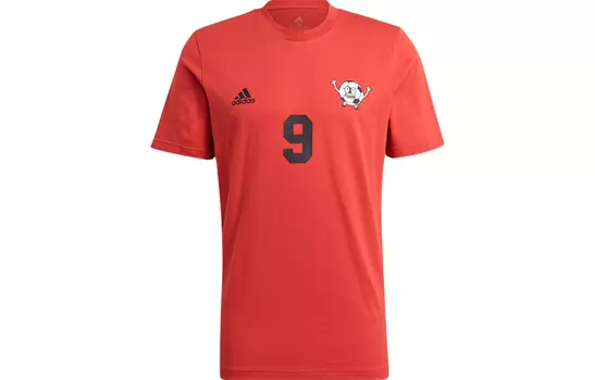 Adidas Мужская футбольная майка, Ярко-розовый флуоресцентный