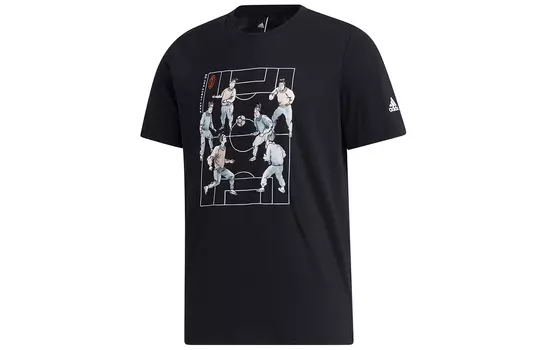 Adidas Мужская футболка, Черный