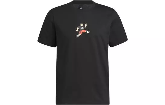 Adidas Мужская футболка, Черный