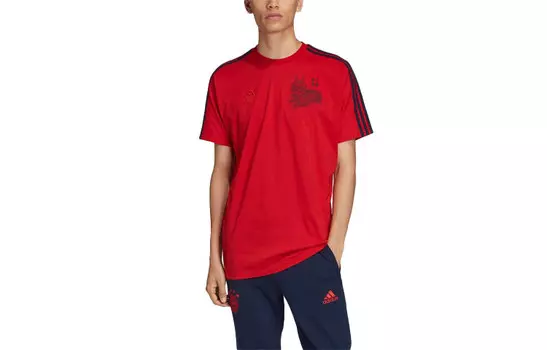 Adidas Мужская футболка, Красный