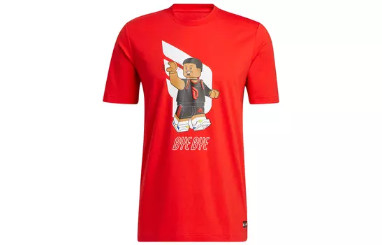 Adidas Мужская футболка, Красный