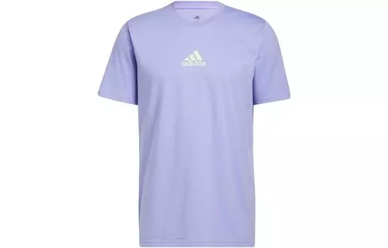 Adidas Мужская футболка, Светло-фиолетовый